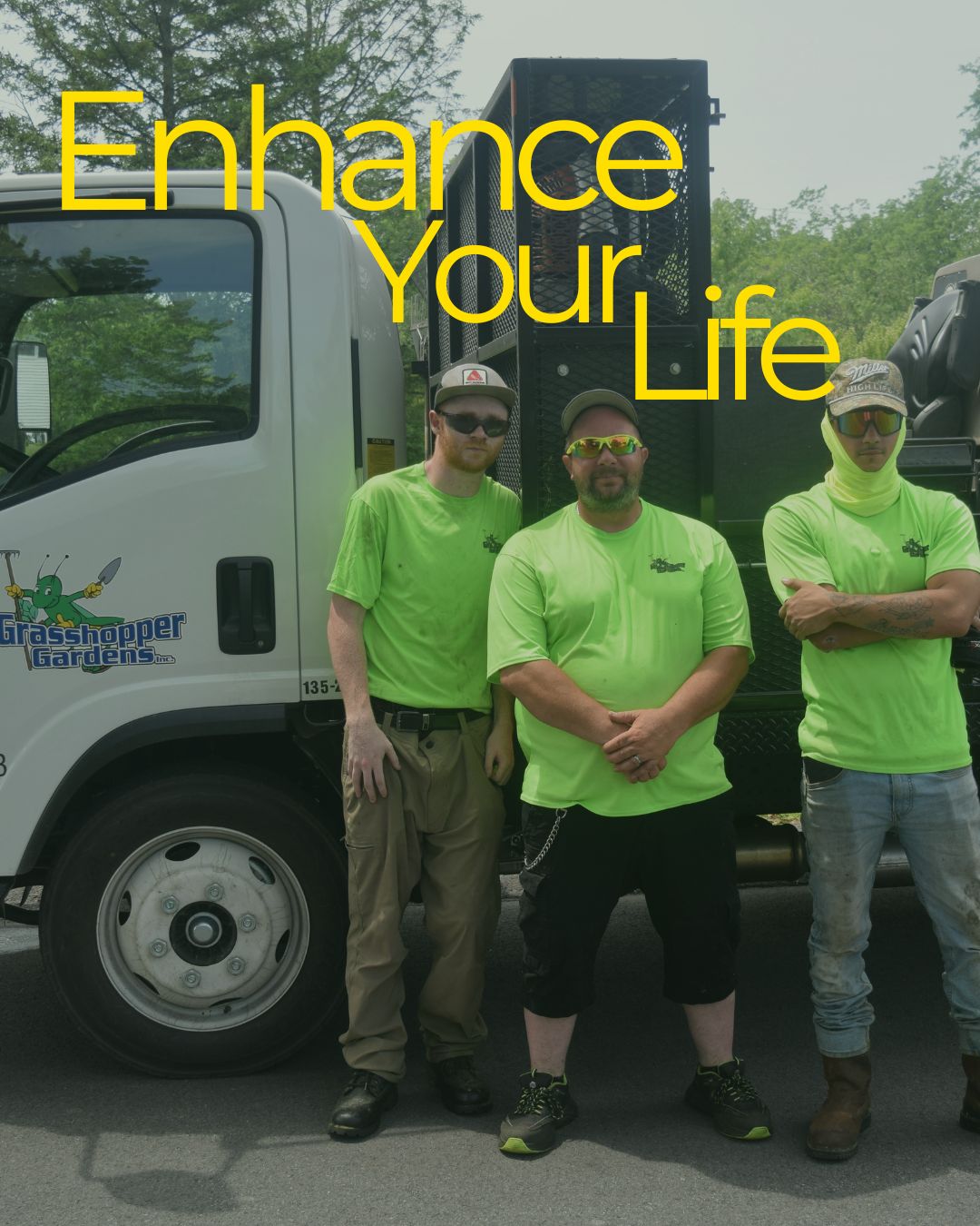 🌿 What Does "Enhance Your Life" Mean?

It's more than a tagline. It's the foundation of everything we do.

At Grasshopper Gardens, we believe enhancing your life starts with enhancing the lives of our team. When our crews feel supported, valued, and take pride in their work, they're able to deliver exceptional service to our clients.

That means:

🌱 A lawn you love coming home to
🌿 A landscape you can enjoy instead of maintain
🏡 More time with your family
☀️ More weekends relaxing outdoors
❤️ One less thing on your to-do list

We don't just mow lawns or plant shrubs. We help create spaces where memories are made, conversations happen, kids play, and families gather.

Because at the end of the day, a beautiful property isn't really about the property.

It's about the life you get to live because of it.

That's what it means to Enhance Your Life.

#GrasshopperGardens #EnhanceYourLife #FamilyFirst #OutdoorLiving #CapitalRegionNY #Landscaping #LawnCare #LandscapeDesign