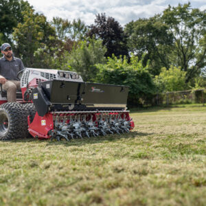 Ventrac Aeration - Grasshopper Gardens