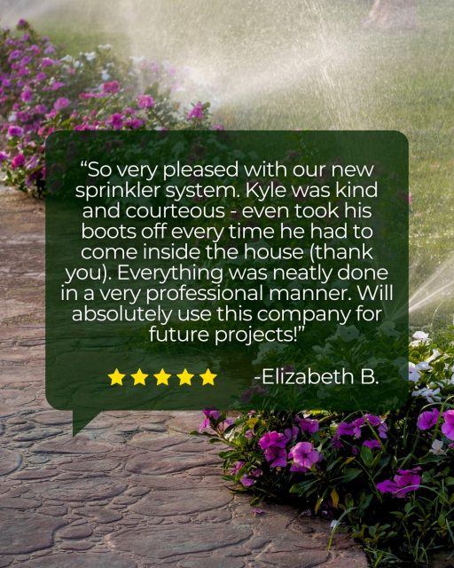 We’re so glad Elizabeth is loving her new sprinkler system! From a clean, professional install to the little things like respecting your home every step of the way - our team takes pride in doing the job right.

When you put your trust in Grasshopper Gardens, we don't take that for granted. 
Shoutout to Kyle for going above and beyond 👏 🙌 

Whether its Hardscaping or Landscaping or both - get a FREE quote:

📞 518.500.4132
or email us at
📧 info@nicelawns.com

https://www.grasshoppergardens.com/about-us/reviews/

#UpstateNY #OutdoorLiving #GrasshopperGardens