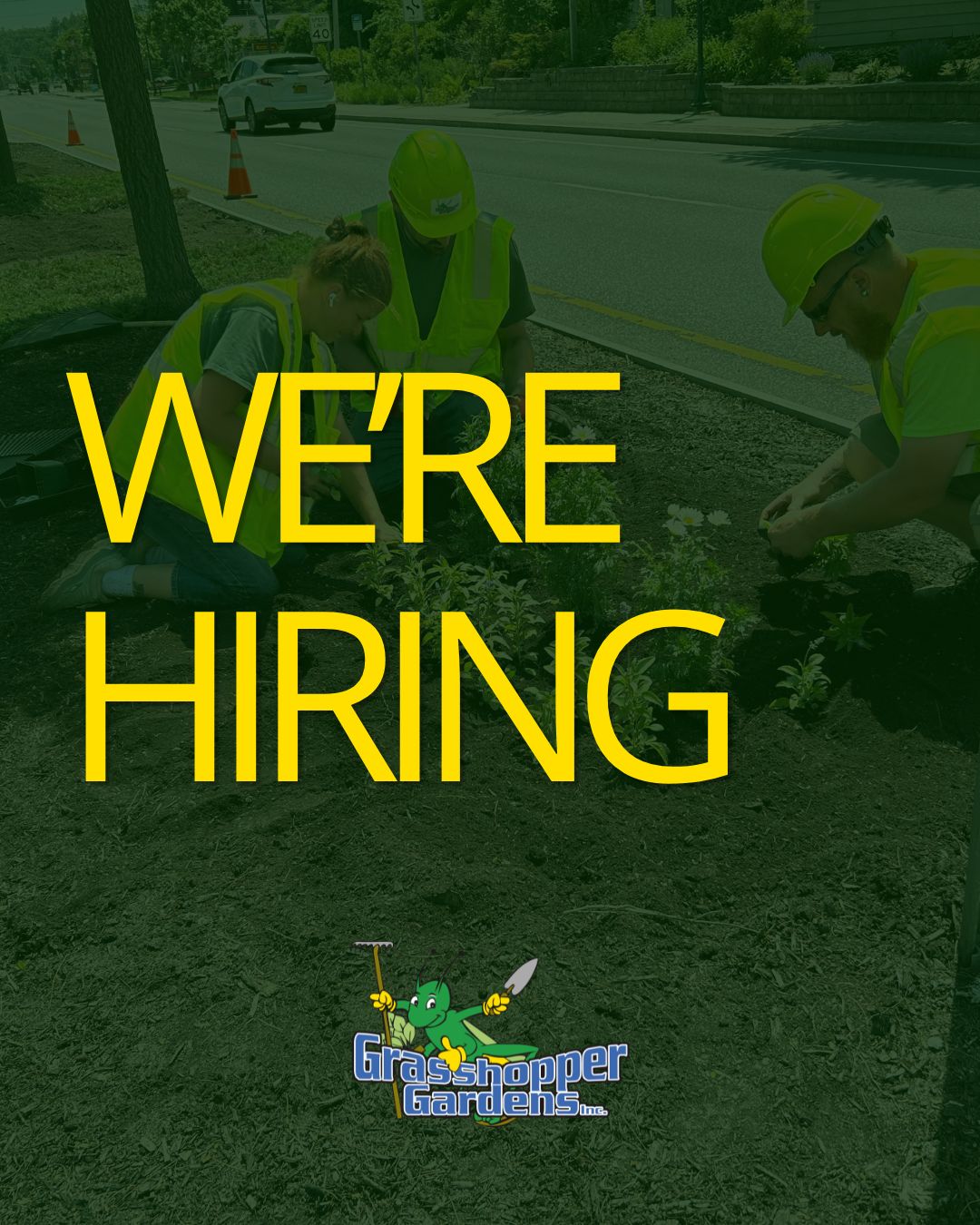 🌿 We're Hiring! Join the Grasshopper Gardens Team

Love working outdoors? Looking for more than just a job? Build a career with a company that's been creating beautiful landscapes across the Capital Region for more than 30 years. Grasshopper Gardens offers a variety of career opportunities, from lawn care and landscape construction to design, sales, and leadership roles.

When you join our team, you'll enjoy:
🌱 Long-term career opportunities
🎉 Paid holidays & vacation time
💼 Employee benefits
🚜 Professional equipment and a team that takes pride in quality work

Whether you're experienced in the green industry or ready to grow your skills, we'd love to hear from you.

📍 Now hiring for multiple positions!

👉 Apply today and explore our current openings:
https://www.grasshoppergardens.com/career-page/

#NowHiring #GrasshopperGardens #LandscapingJobs #LawnCareJobs #CapitalRegionCareers #JoinOurTeam #GrowWithUs #OutdoorCareers